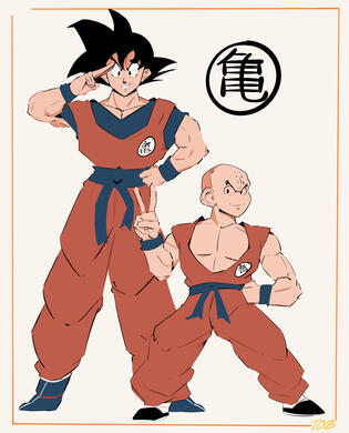 goku and krillin